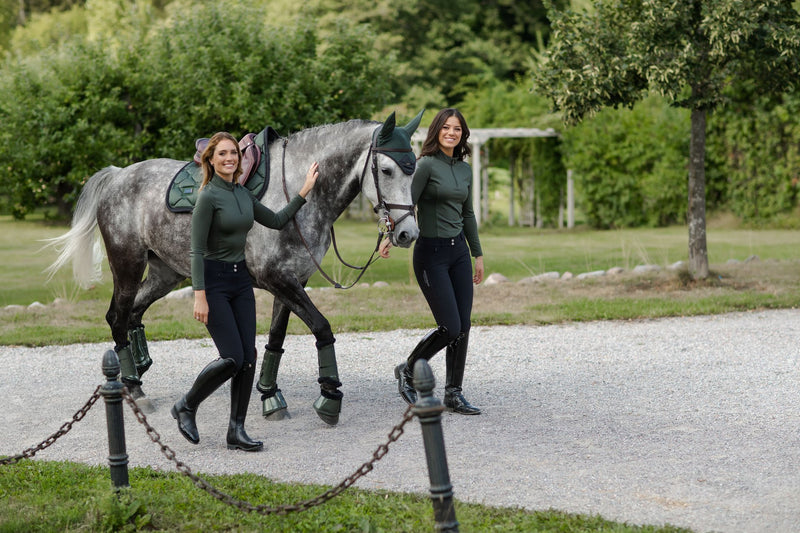 ES ratsastushousut Dressage Elite Black kokopaikoilla